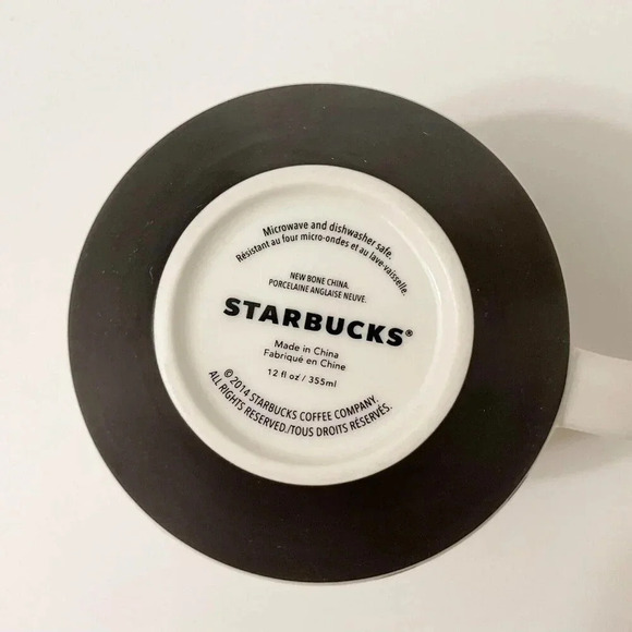 2014 Starbucks Into The Fire Coffee Mug 12 Oz Artisan Series Cup 04/08 - Picture 12 of 16